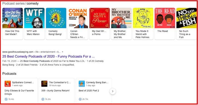 Podcasts: Google Search