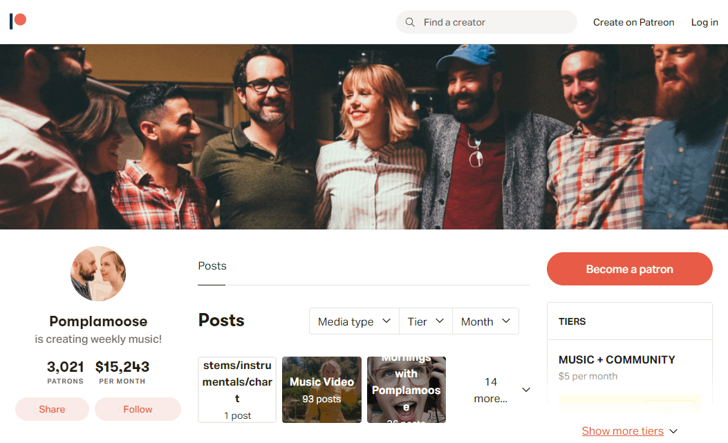 Pomplamoose Patreon