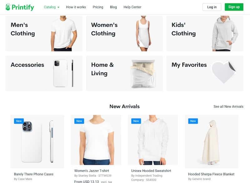 Printify: Product Catalog