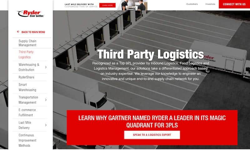 Ryder: end-to-end supply chain network