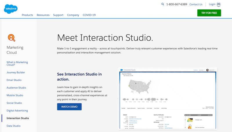 Salesforce Marketing Cloud Interaction Studio