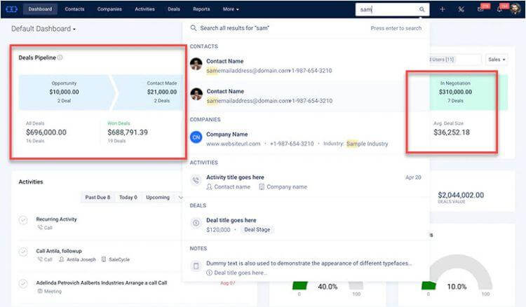 Salesmate ux