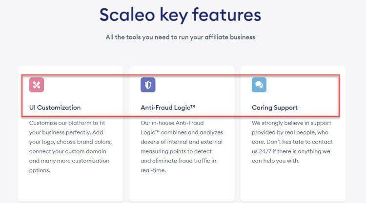 scaleo features