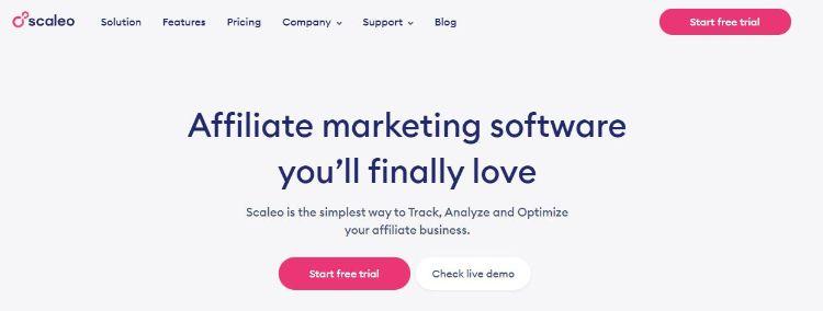 scaleo homepage