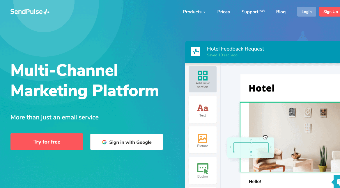 SendPulse Home