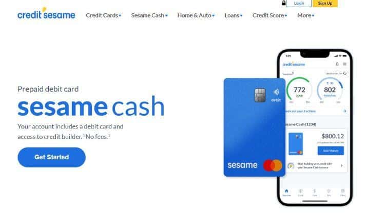 sesamecash homepage