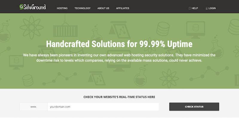 Siteground vs. Bluehost: SiteGround Uptime