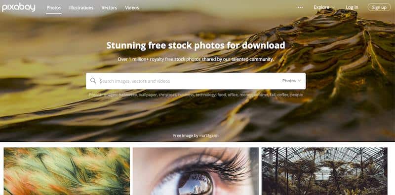Sites With Free Stock Photos: Pixabay