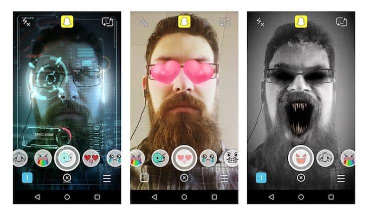 Snapchat Augmented Reality Filters