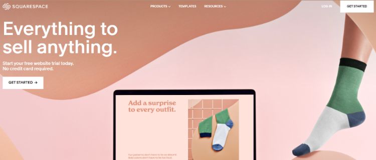 squarespace homepage