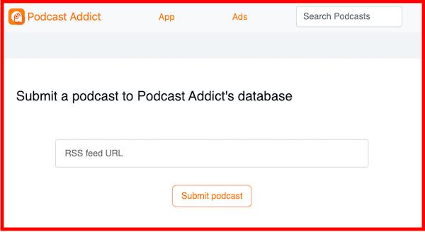 Submit Podbean podcast