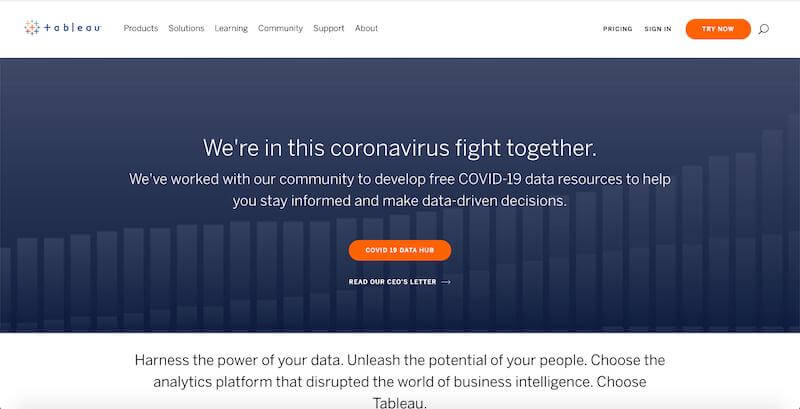 Tableau - Best Data Visualization Tools