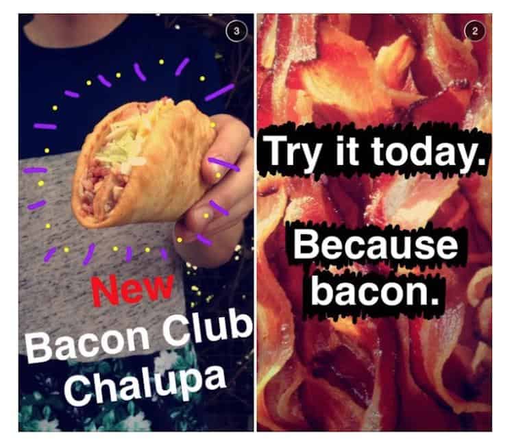 Taco Bell Snapchat Ad