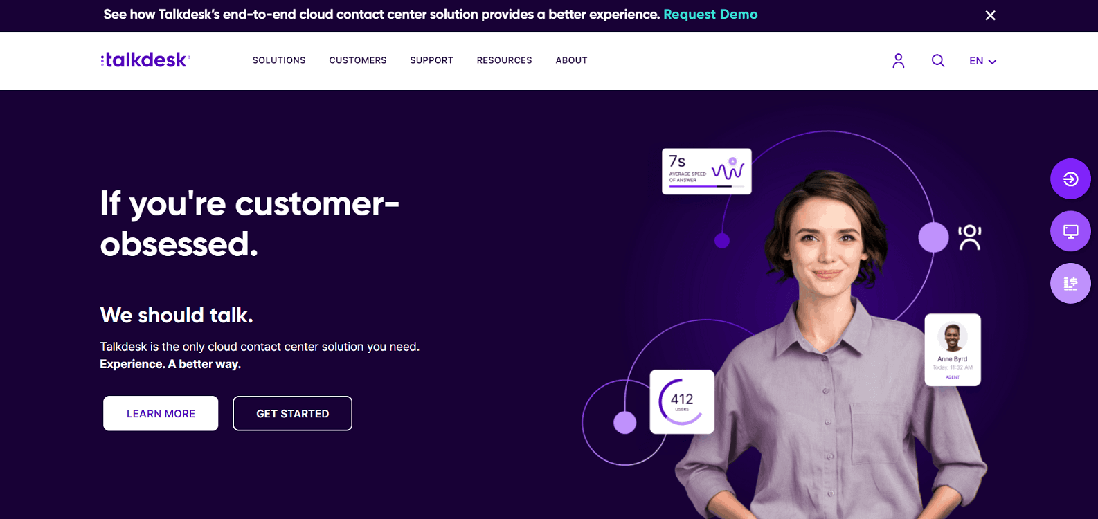 Talkdesk Homepage