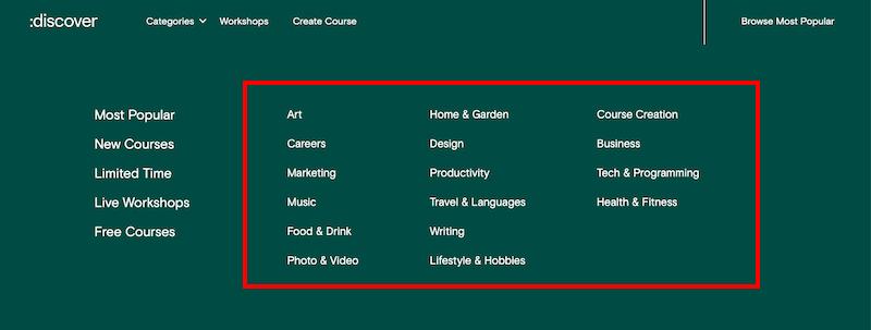 Teachable Categories