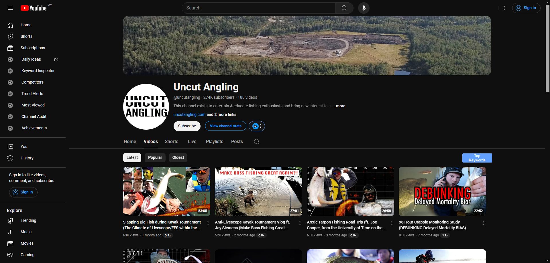 The Uncut Angling