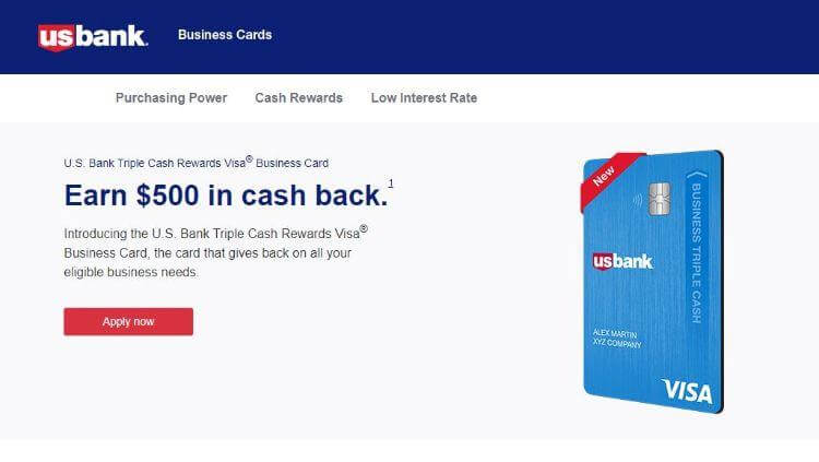 U.S. Bank Business Triple Cash Rewards World Elite™ Mastercard®