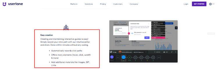 Userlane Features