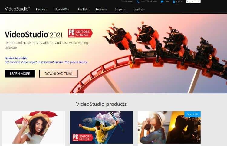 videostudiopro homepage