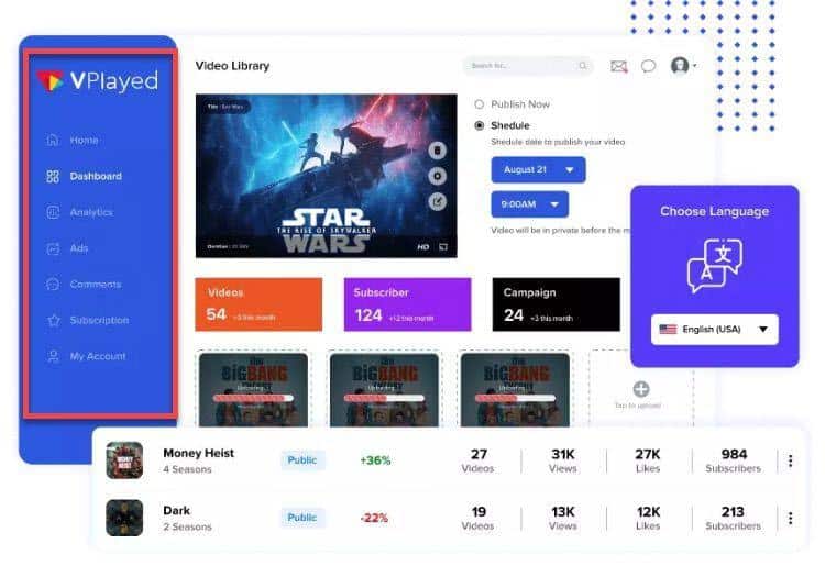 VPlayed svod user experience
