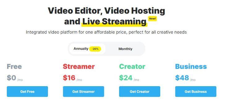 wave.video  pricing