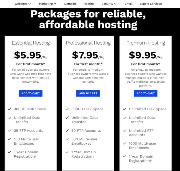 web.com pricing web.com pricing