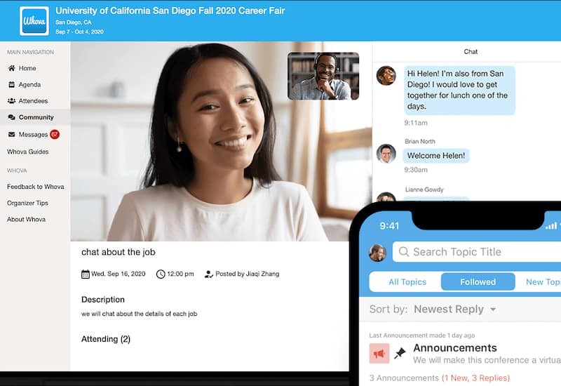 Whova: Networking Features