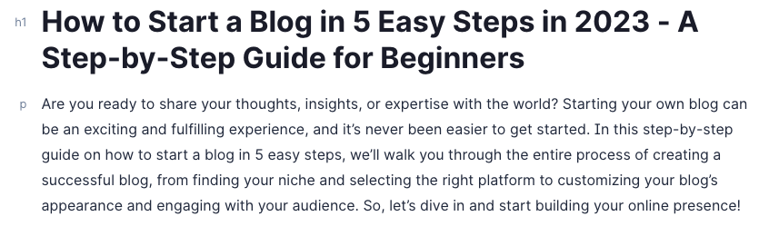 Surfer SEO intro