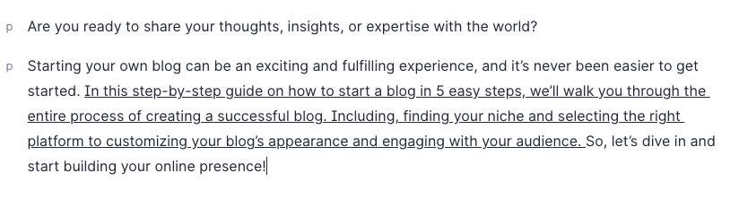 Surfer SEO example 2