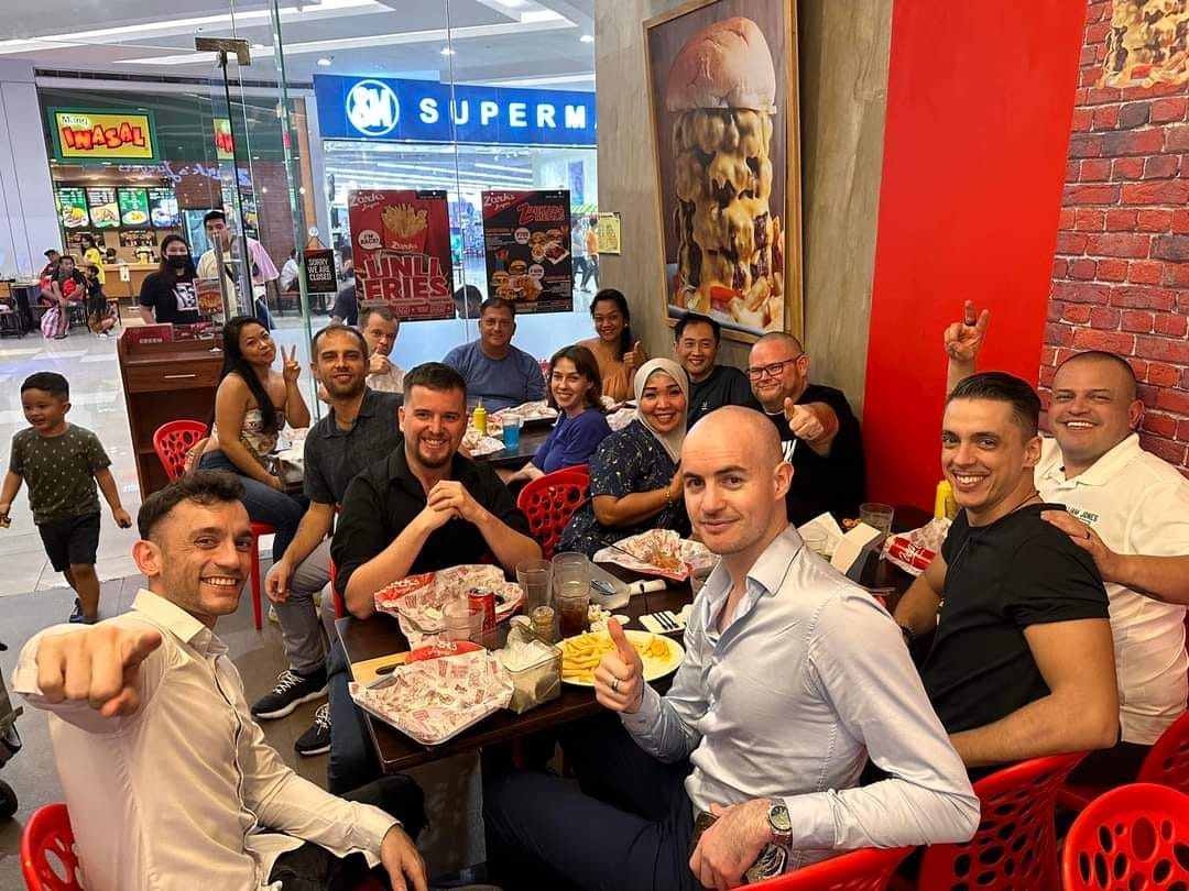 dinner with friends