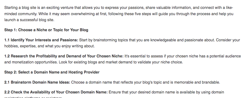 Autoblogging.ai quick mode