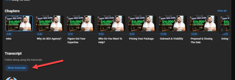 How to Get a Transcript of a YouTube Video (Guide for 2024)