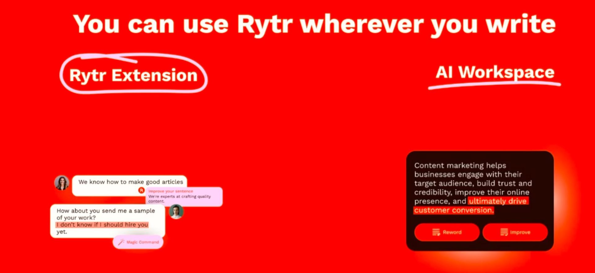 Rytr homepage