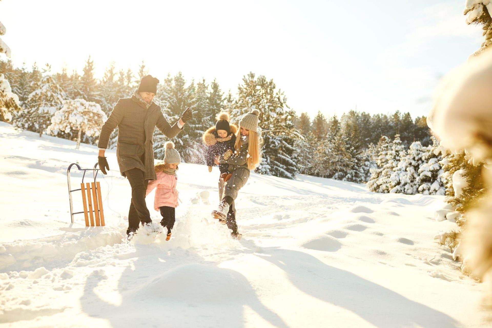 Family Fun in the Snow