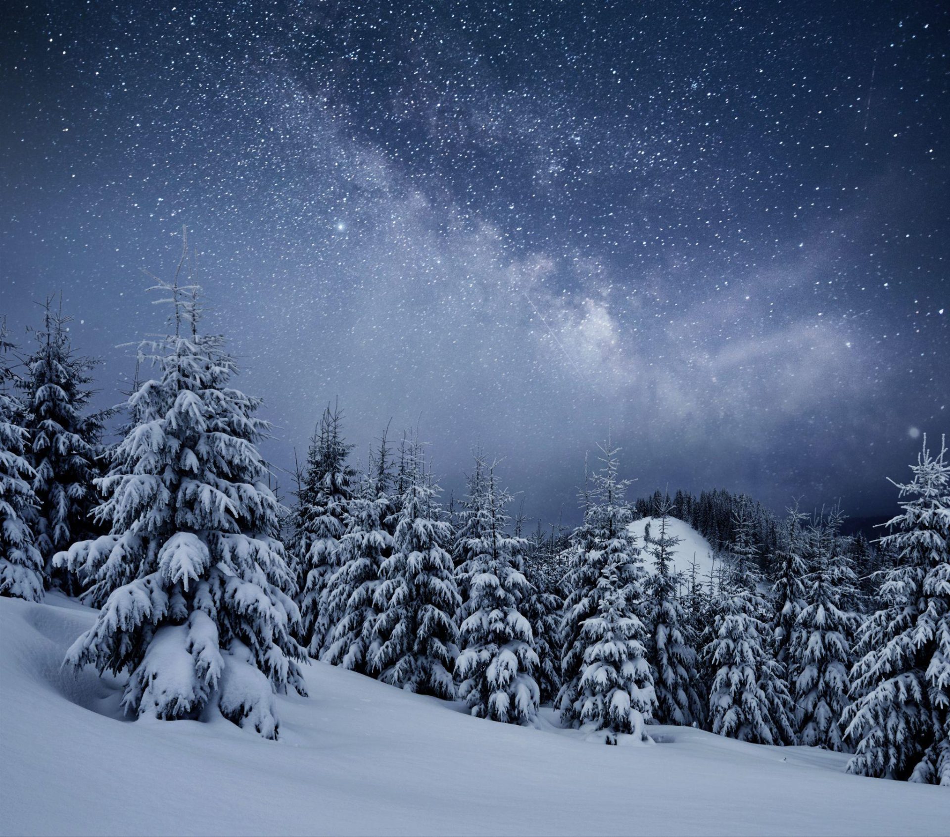 Snowy Night Aesthetics