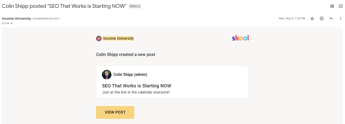 sending emails