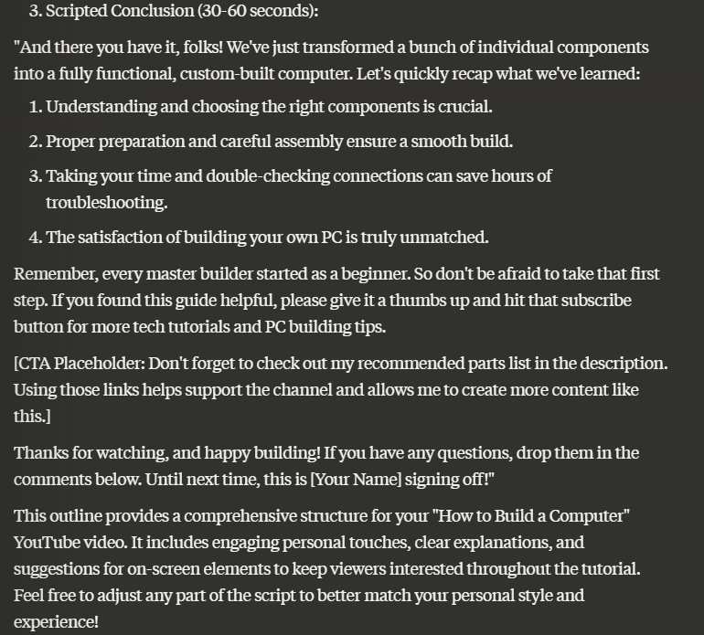 claude ai answer - conclusion