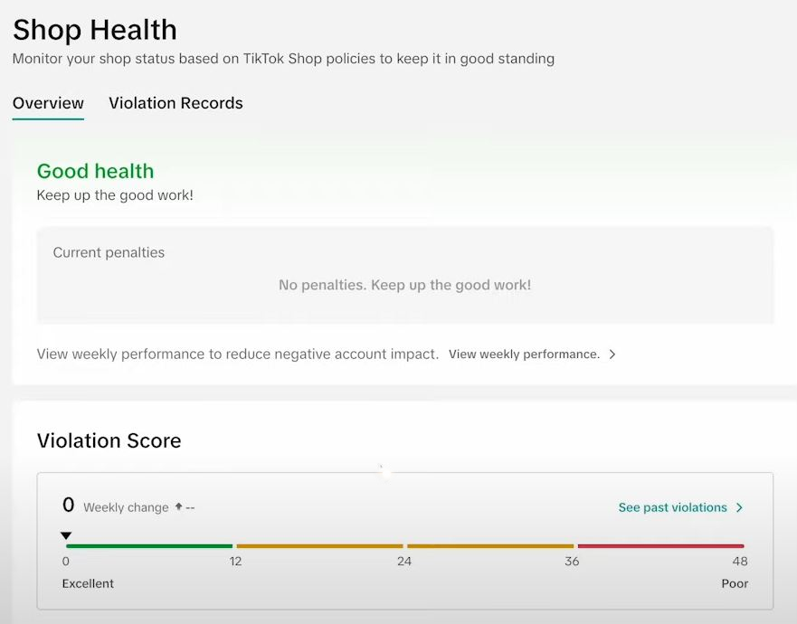 Review your shop health