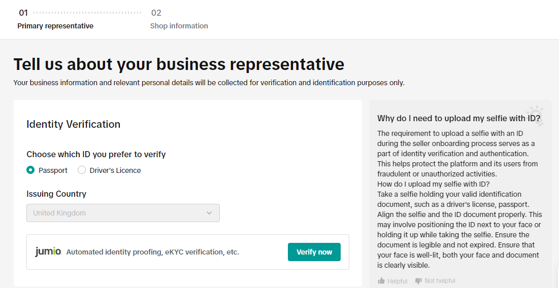 Verify your business