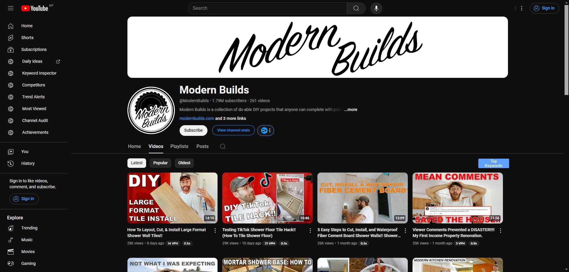 Modern Builds