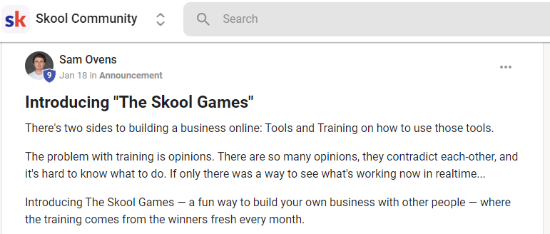 skool games