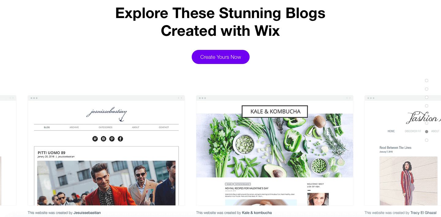 Wix Blogging