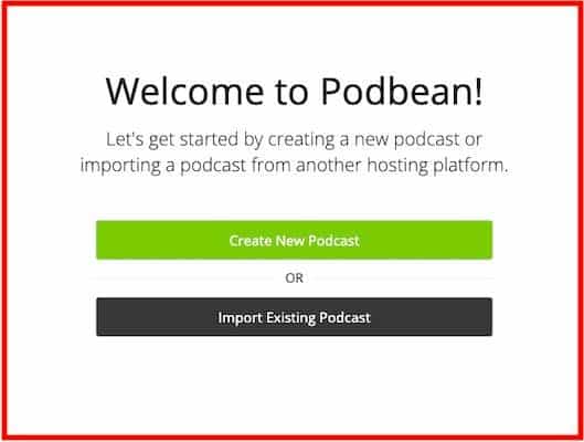 Podbean welcome