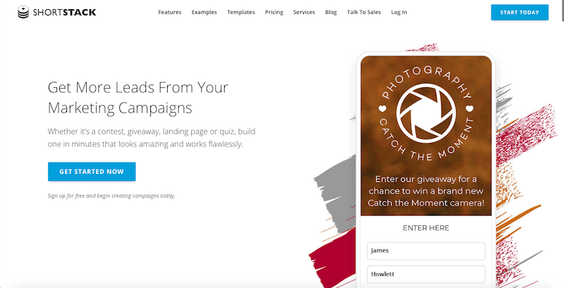 Shortstack Landing Page Builder