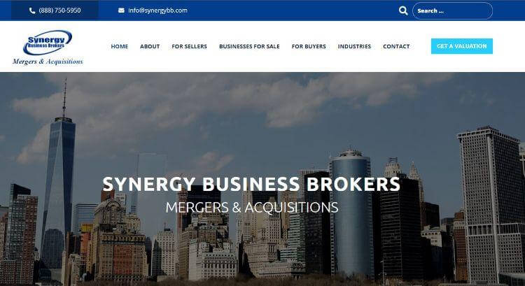 synergy business brokers homepage