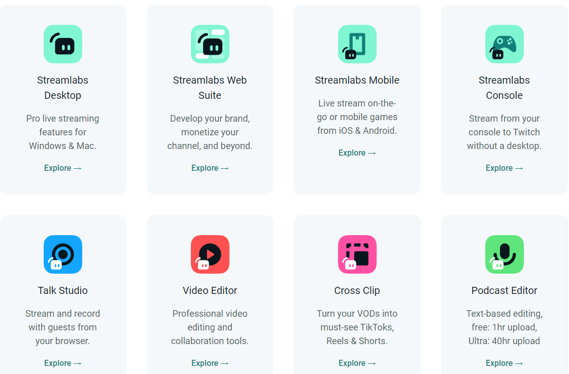 Streamlabs features