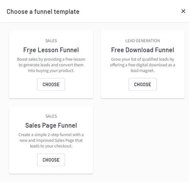 Thinkific funnels