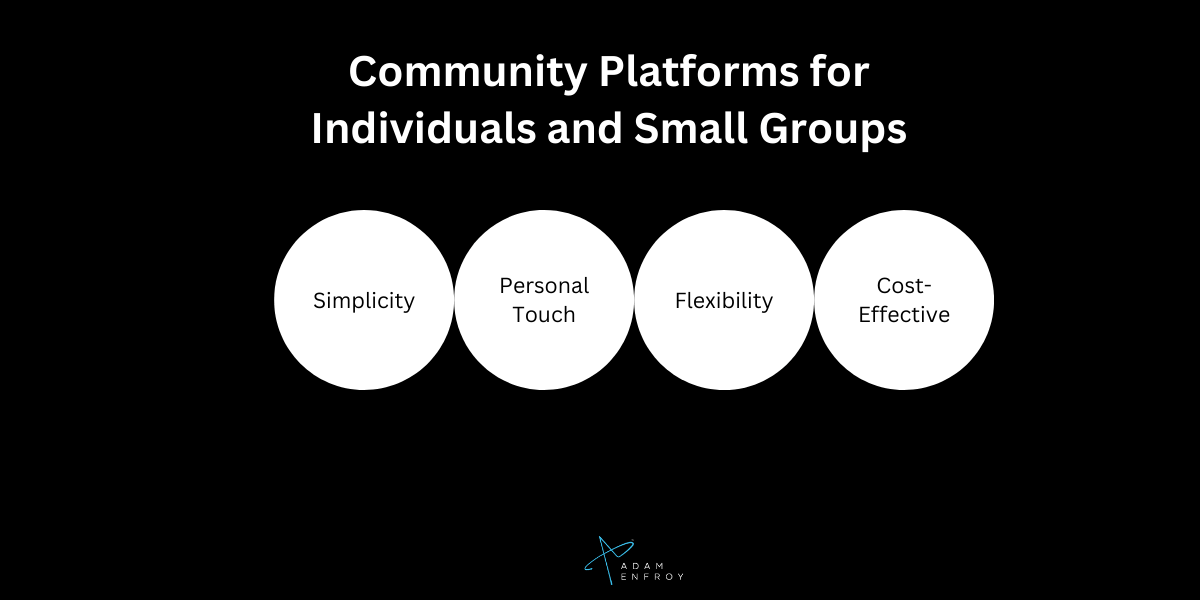 community platforms for small groups