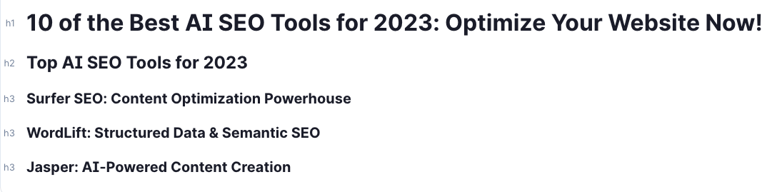 ai seo tools