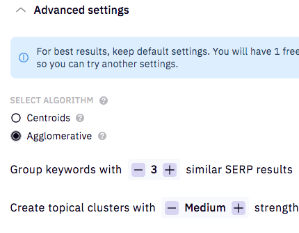 advanced keywords